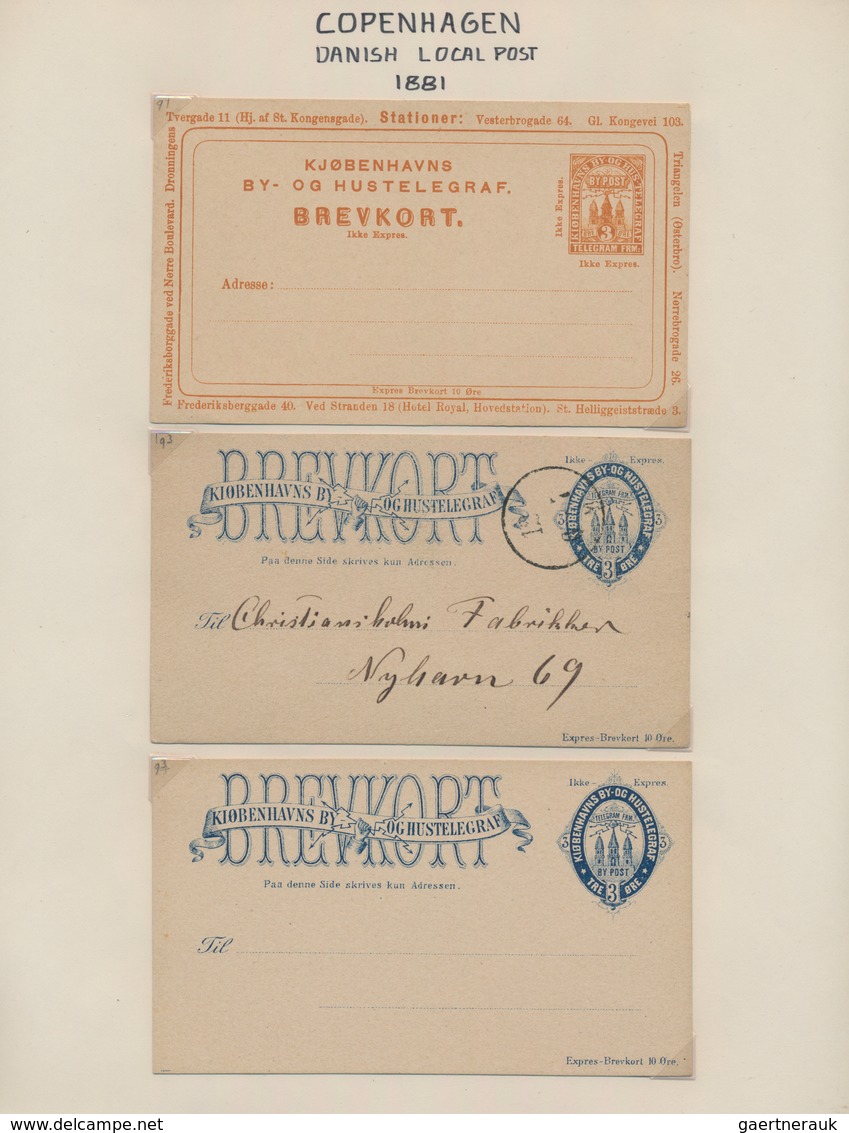 Dänemark - Ganzsachen: 1871/1997 Postal Stationery Collection Starting From P 1 With Total Ca. 315 I - Postwaardestukken