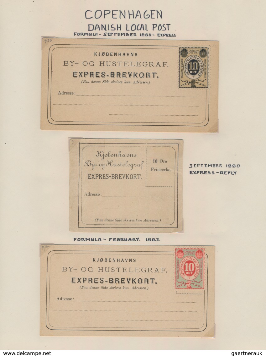 Dänemark - Ganzsachen: 1871/1997 Postal Stationery Collection Starting From P 1 With Total Ca. 315 I - Entiers Postaux