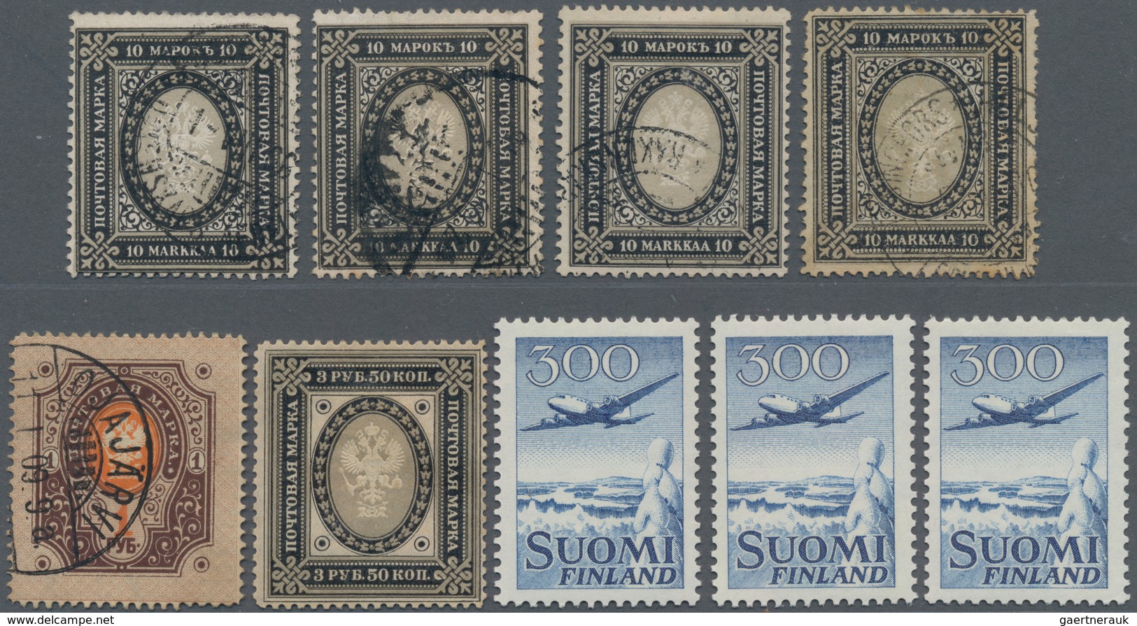 Finnland: 1860/1980 (ca.), Duplicates On Stockcards With Several Better Issues Specially In The Earl - Oblitérés