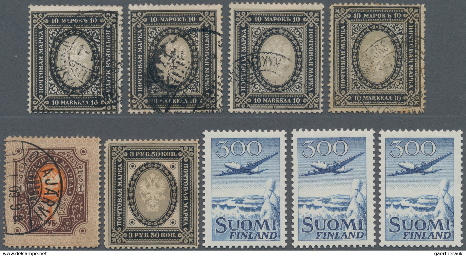 Finnland: 1860/1980 (ca.), Duplicates On Stockcards With Several Better Issues Specially In The Earl - Gebraucht