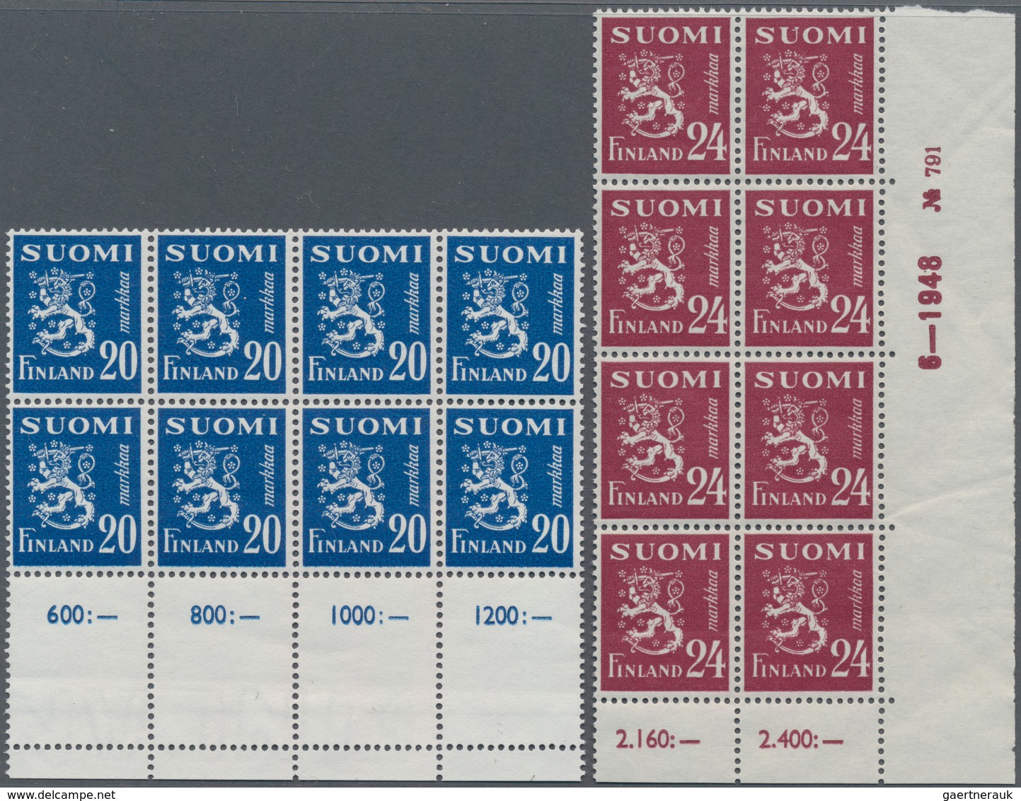 Finnland: 1860/1980 (ca.), Duplicates On Stockcards With Several Better Issues Specially In The Earl - Oblitérés