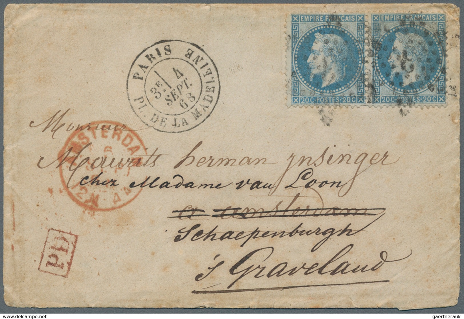 Frankreich: 1800/1880 (ca.), Assortment Of Apprx. 100 Letters From Pre-philately, Showing A Good Ran - Collections