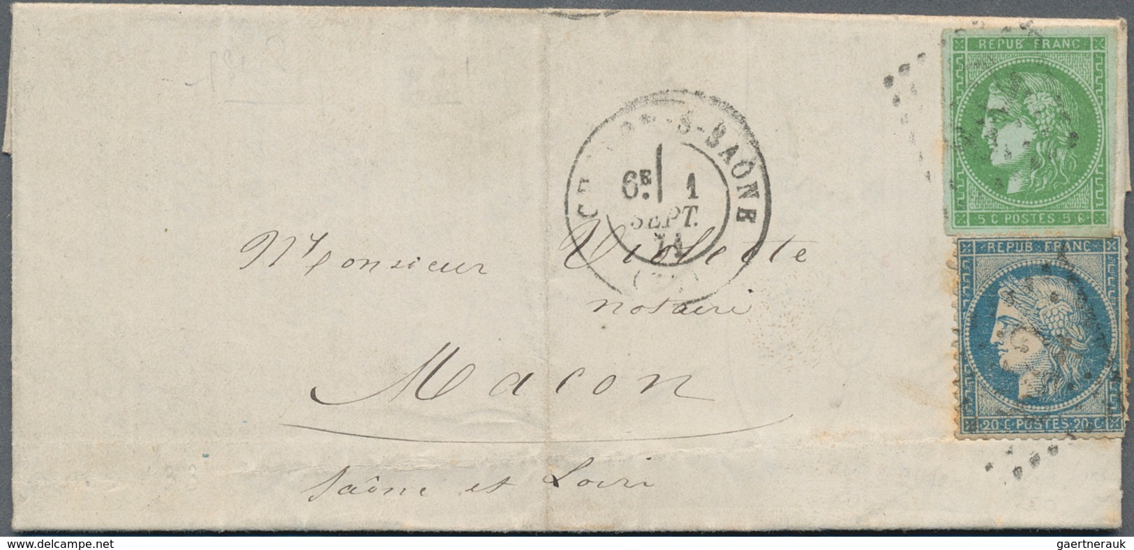 Frankreich: 1810/1960 (ca.), Assortment Of Apprx. 100 Covers/cards, Some Postal Wear, Comprising A N - Collections