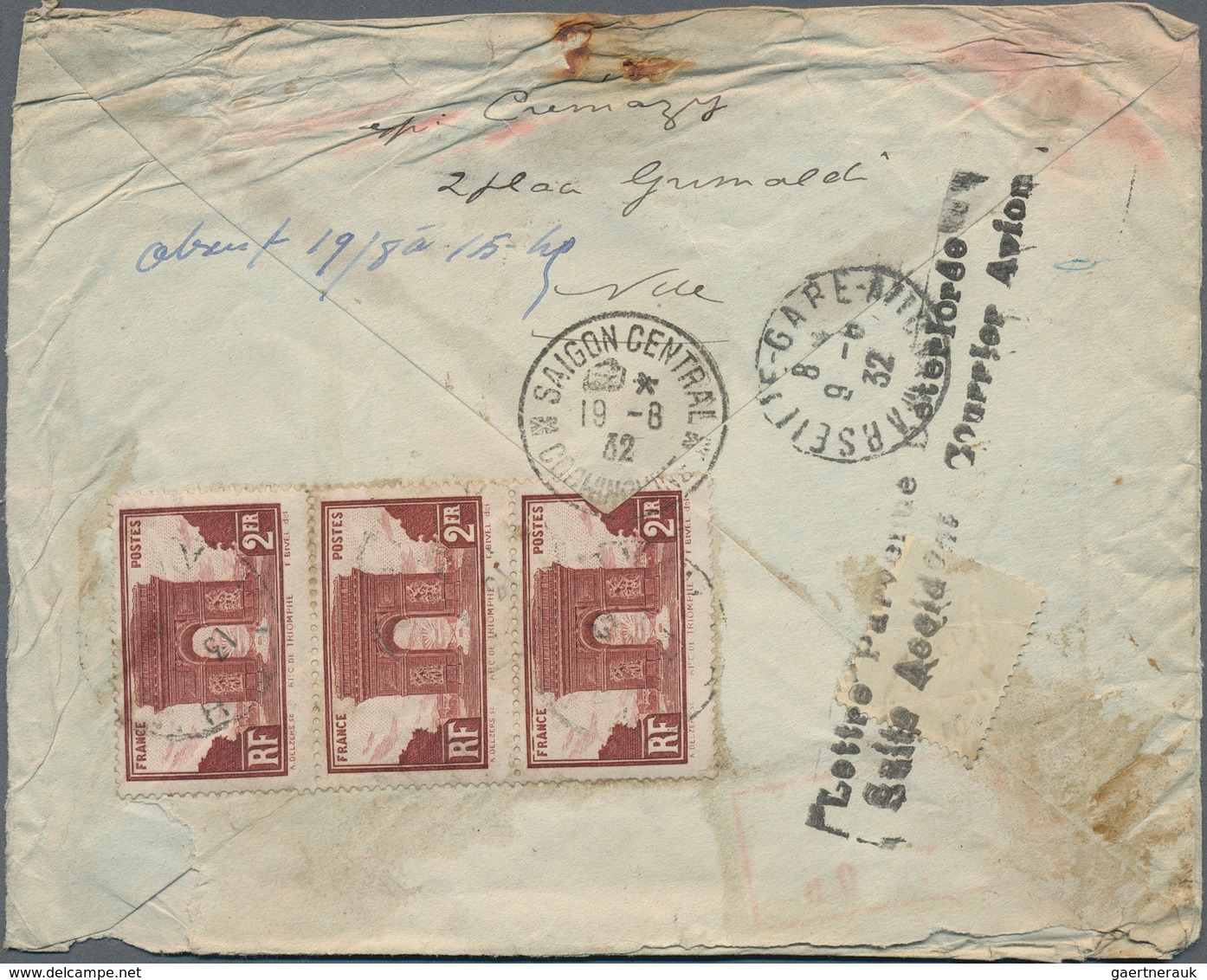 Frankreich: 1810/1960 (ca.), Assortment Of Apprx. 100 Covers/cards, Some Postal Wear, Comprising A N - Collections