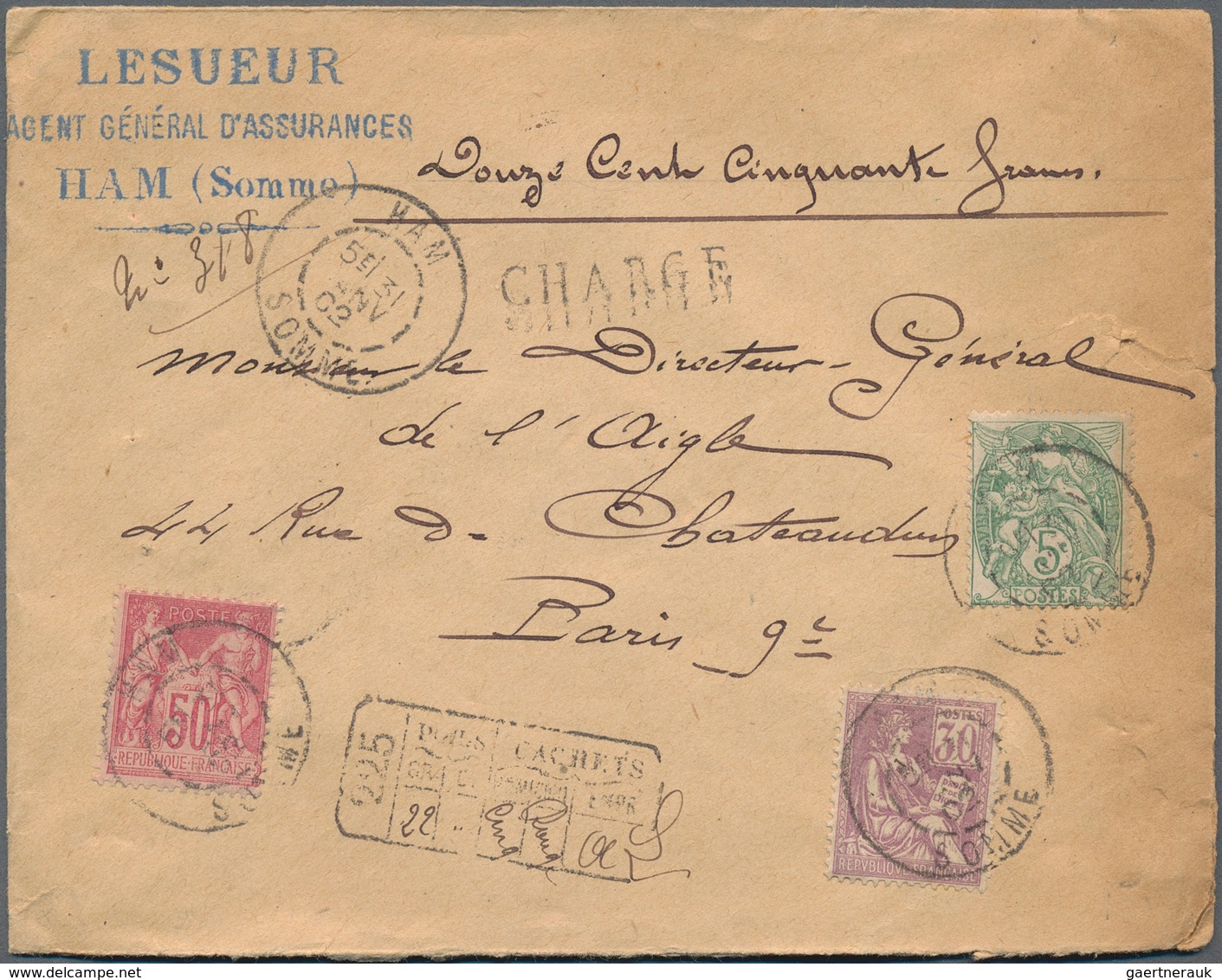 Frankreich: 1810/1960 (ca.), assortment of apprx. 100 covers/cards, some postal wear, comprising a n