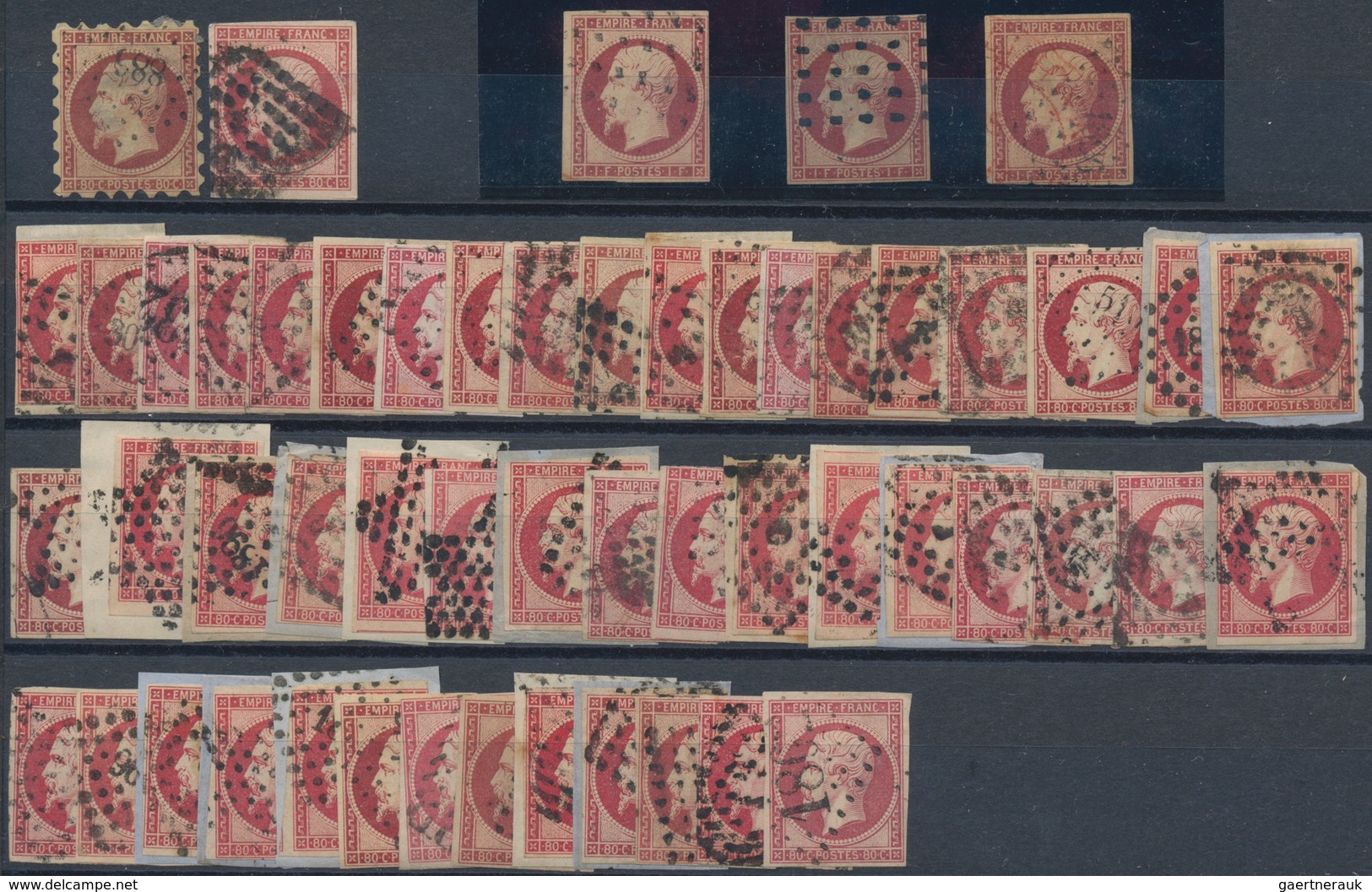 Frankreich: 1849/1900, Comprehensive Used And Mint Accumulation Of Classic And Semi-classic Issues, - Collections