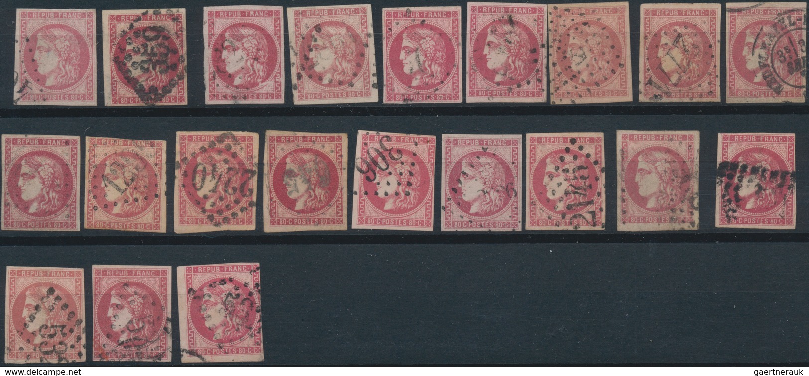 Frankreich: 1849/1900, Comprehensive Used And Mint Accumulation Of Classic And Semi-classic Issues, - Collections