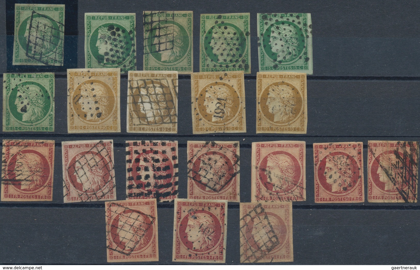 Frankreich: 1849/1900, Comprehensive Used And Mint Accumulation Of Classic And Semi-classic Issues, - Verzamelingen