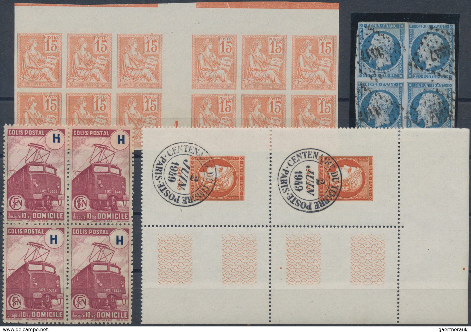 Frankreich: 1849/1955 (ca.), FRENCH PHILATELIC TREASURE, Sophisticated Accumulation On Stockcards Wi - Verzamelingen