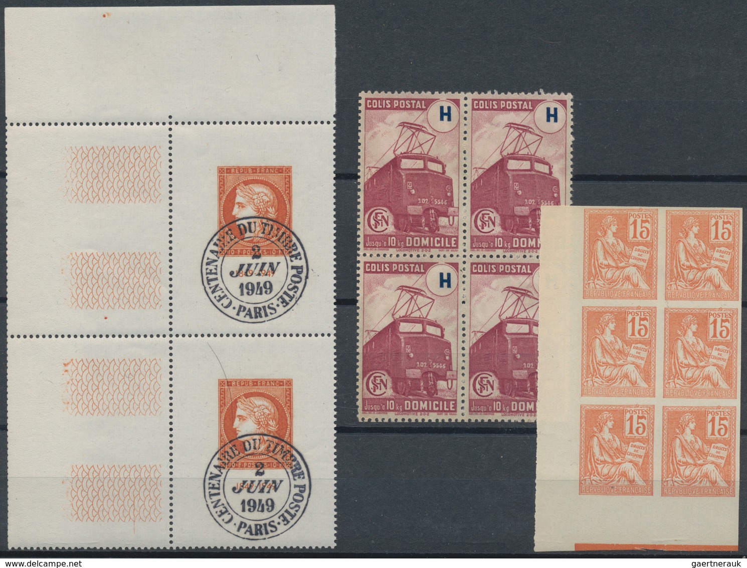 Frankreich: 1849/1955 (ca.), FRENCH PHILATELIC TREASURE, Sophisticated Accumulation On Stockcards Wi - Sammlungen