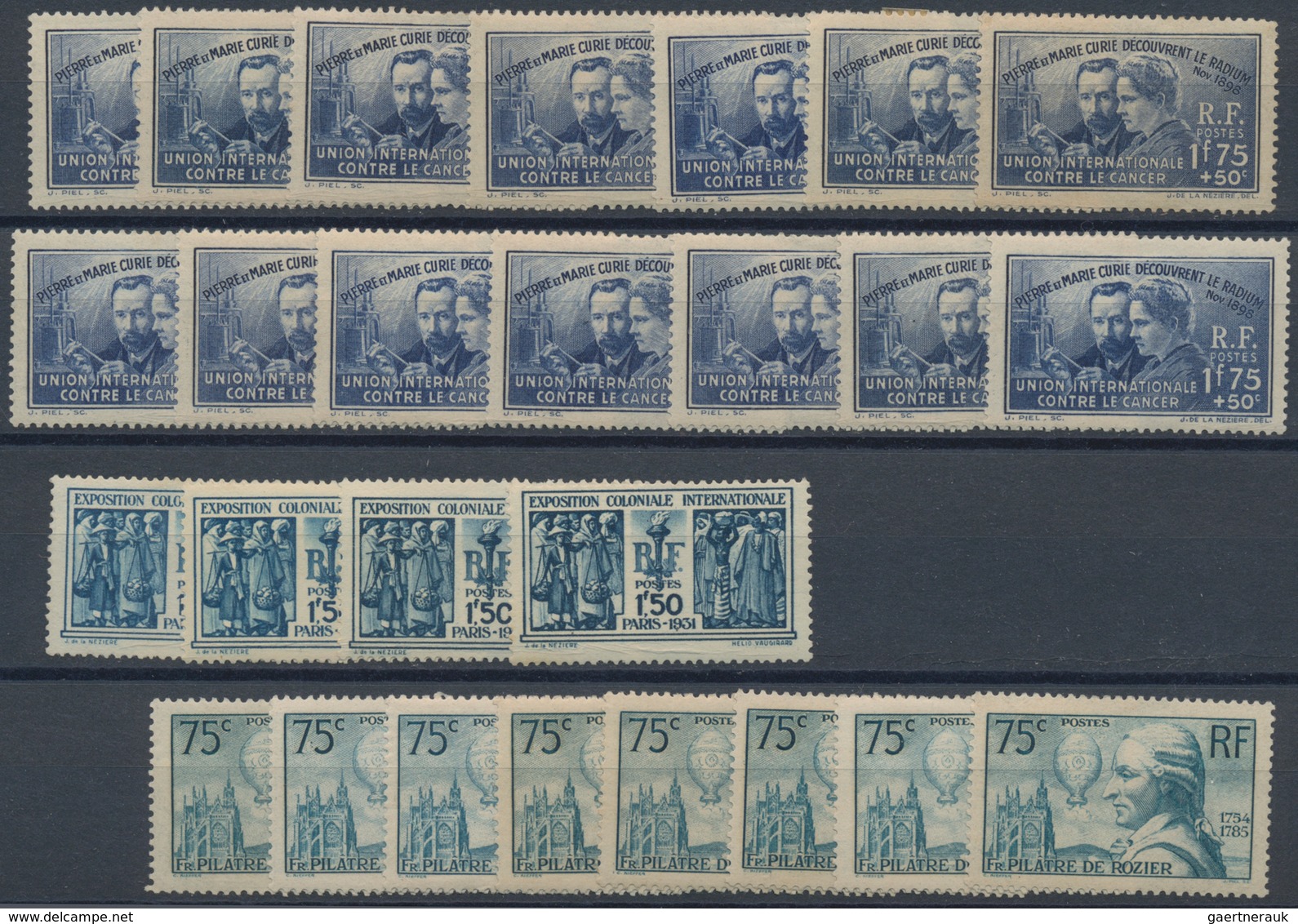 Frankreich: 1849/1955 (ca.), FRENCH PHILATELIC TREASURE, Sophisticated Accumulation On Stockcards Wi - Colecciones Completas