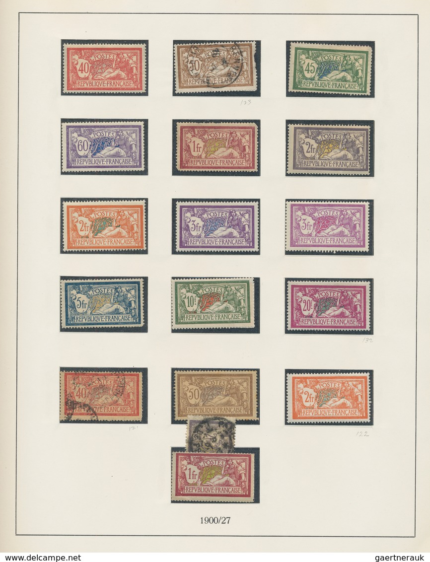 Frankreich: 1850/1960, A Collection On Lindner Album Pages, From Some Classics And Main Value In The - Colecciones Completas