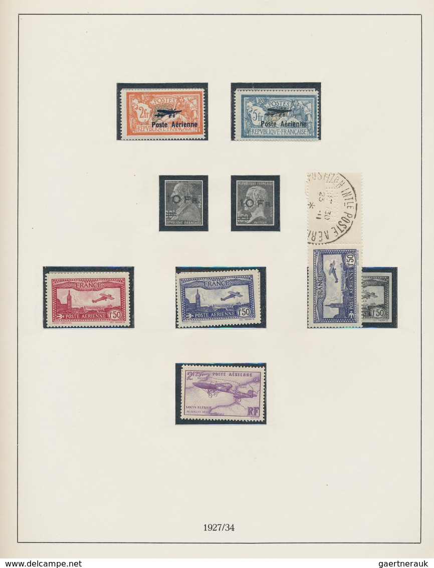 Frankreich: 1850/1960, a collection on Lindner album pages, from some classics and main value in the