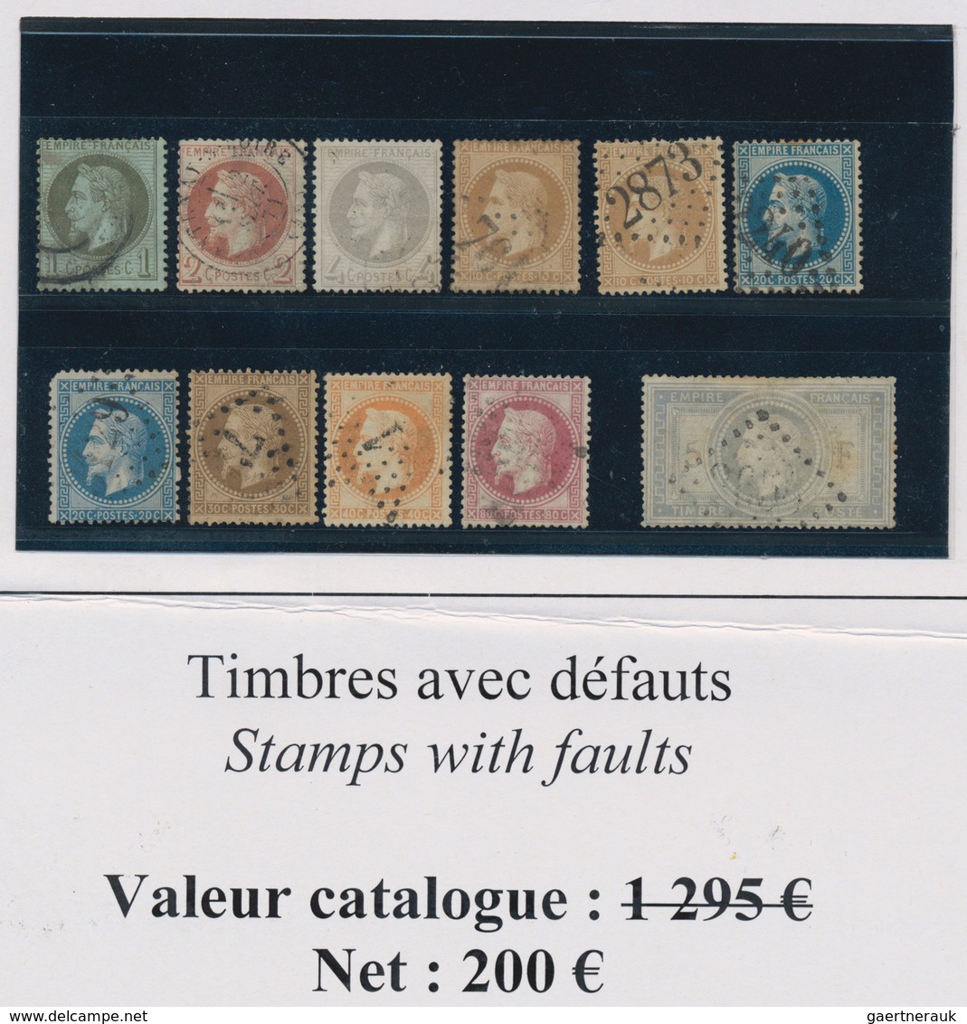 Frankreich: 1850/2000 (ca.), France/area, sophisticated balance on stockcards/retail cards/in glassi