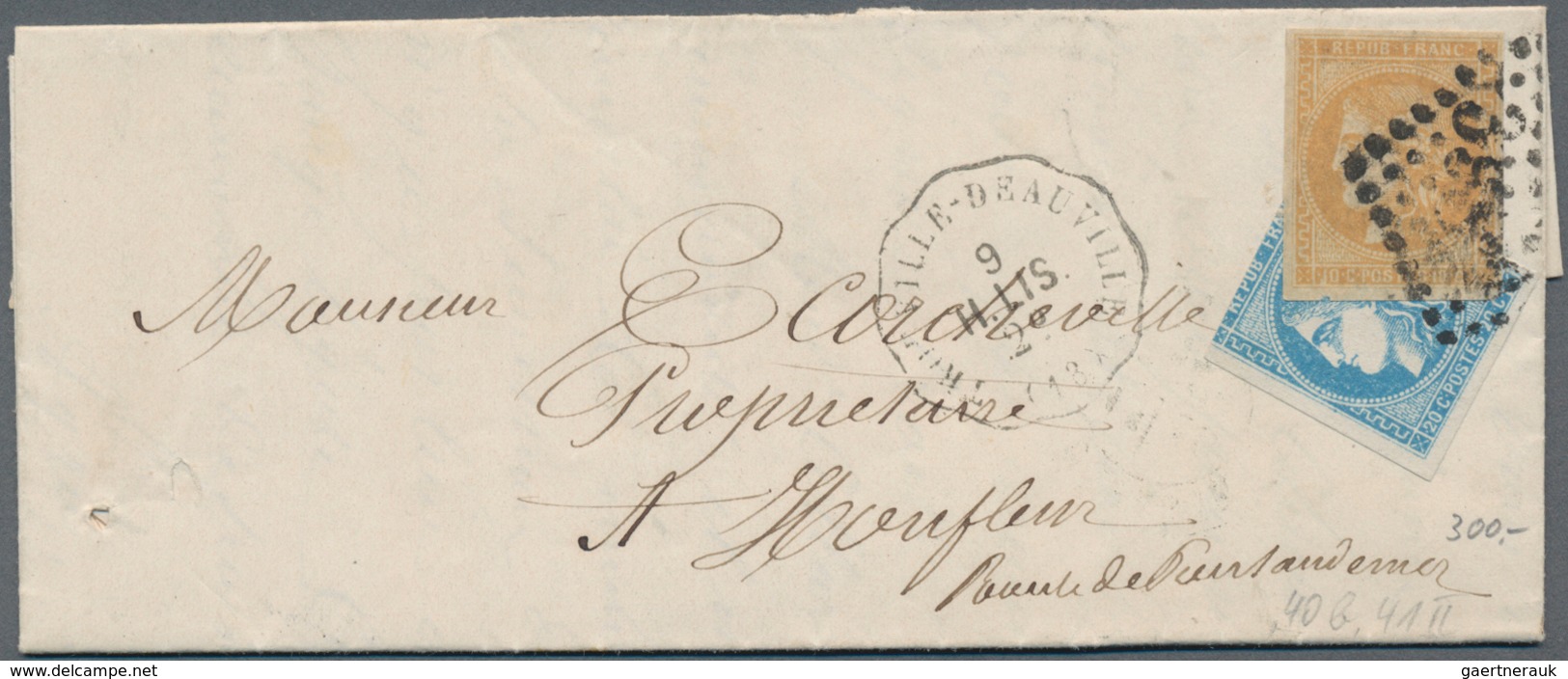 Frankreich: 1850-1870's Ca.: About 220 Covers And Postcards Franked By 'Ceres' And/or 'Napoleon' Adh - Verzamelingen