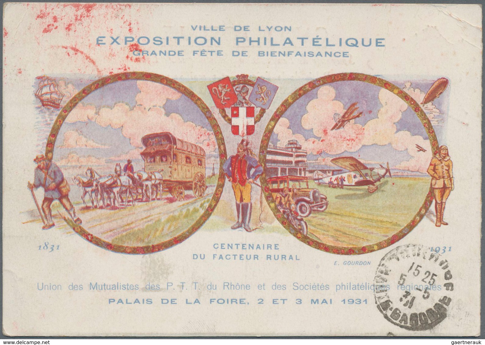 Frankreich: 1910/1939, Airmail, Lot Of Seven Covers/cards, Showing Flight Cachets, Airmail Frankings - Colecciones Completas