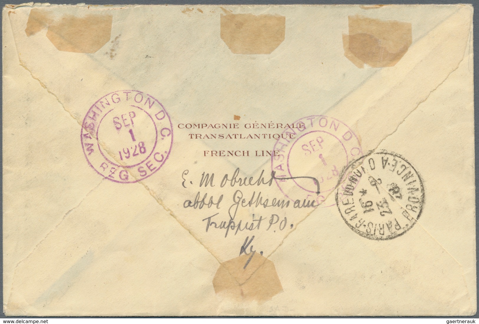 Frankreich: 1928, ILE DE FRANCE 10fr. On 1.50fr. Blue In Combination With 50c.+1fr.+1.50fr. On Regis - Collections