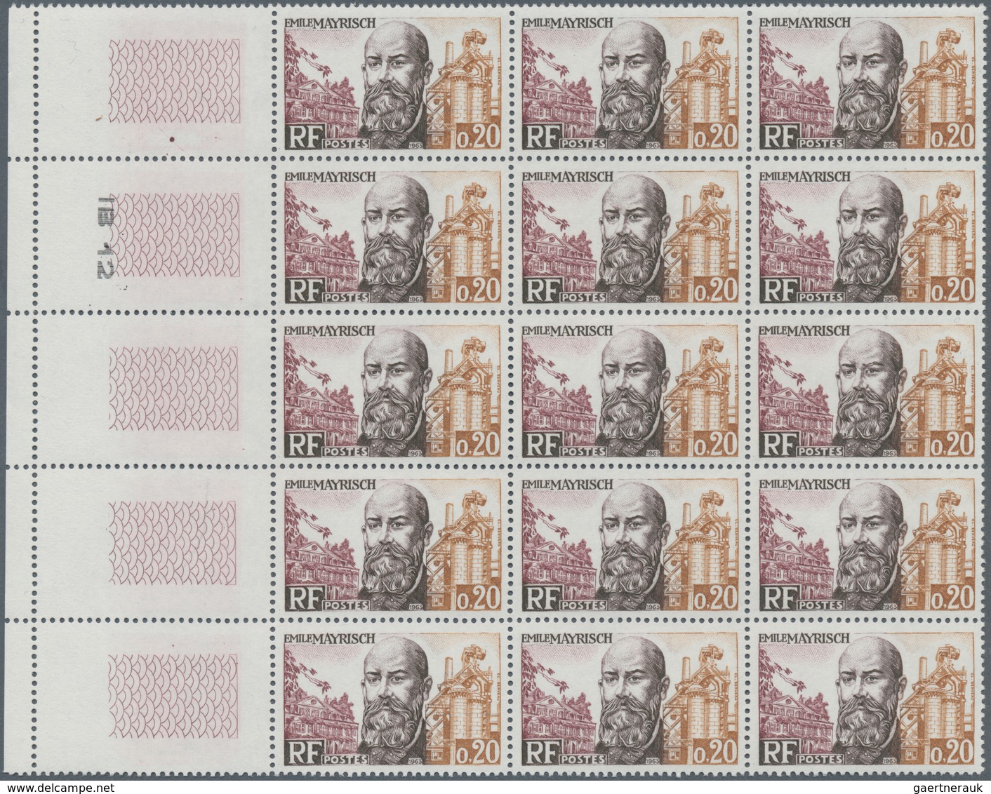 Frankreich: 1940/1966, comprehensive MNH stock, well filled and sorted on stockcards, mainly commemo