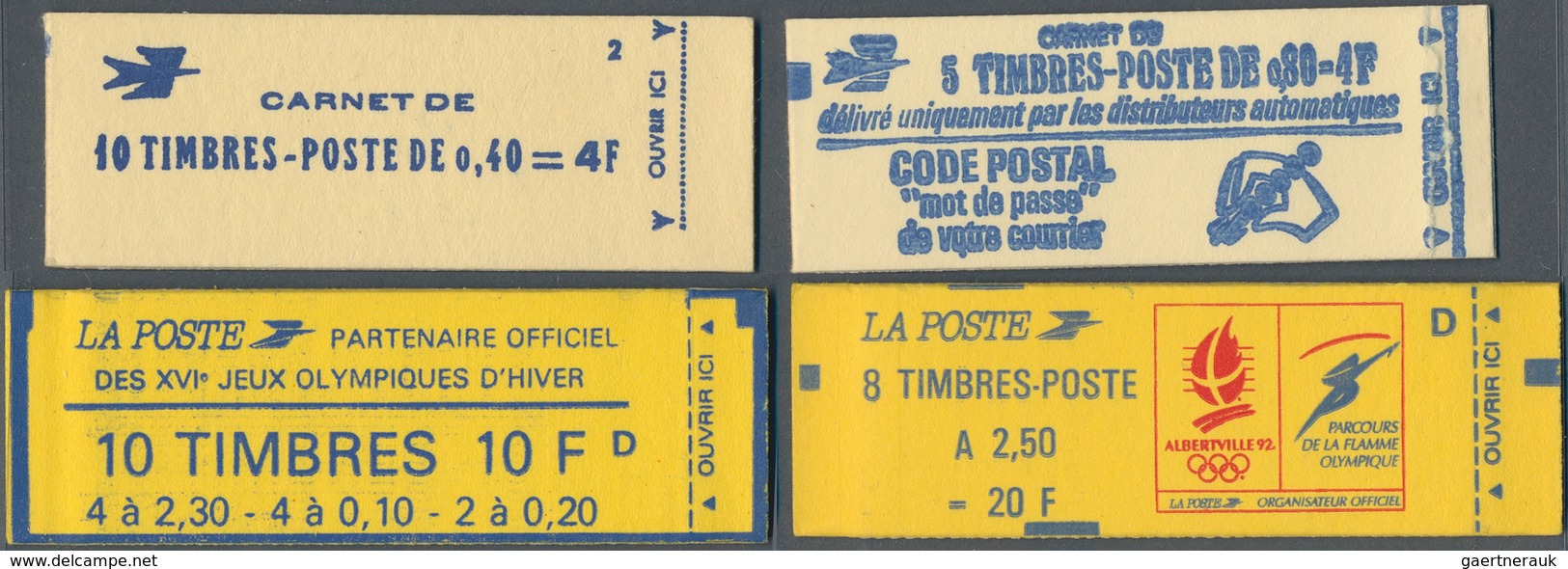 Frankreich - Markenheftchen: 1970/1994 (ca.), Accumulation With 42 Stamp Booklets Mostly Definitive - Otros & Sin Clasificación