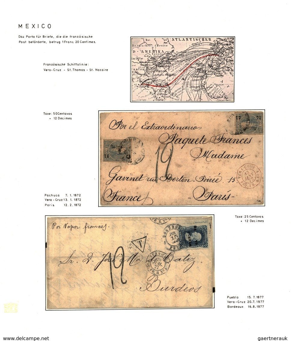 Französische Post In Der Levante: 1850-1900, "TRANSATLANTIC MAIL" & "FRENCH POST OFFICES IN LEVANT" - Other & Unclassified