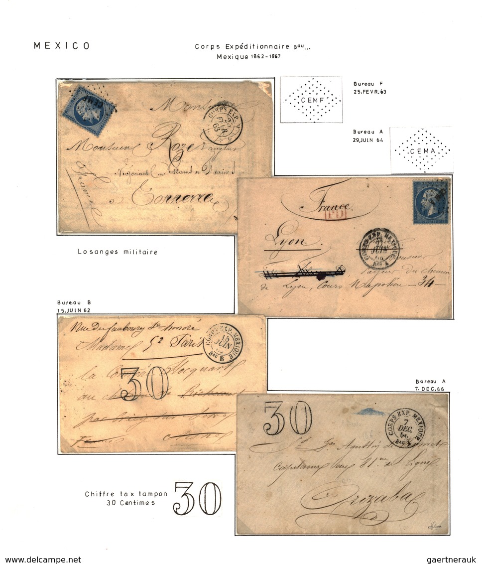 Französische Post in der Levante: 1850-1900, "TRANSATLANTIC MAIL" & "FRENCH POST OFFICES IN LEVANT"