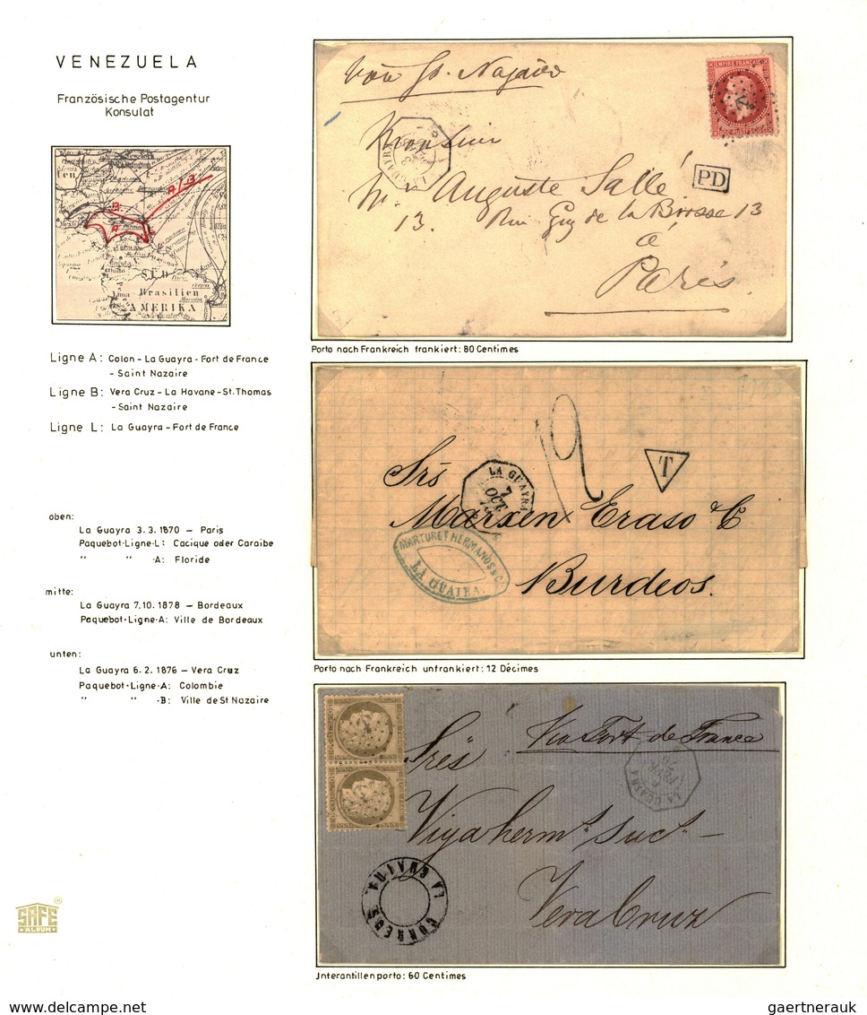 Französische Post in der Levante: 1850-1900, "TRANSATLANTIC MAIL" & "FRENCH POST OFFICES IN LEVANT"