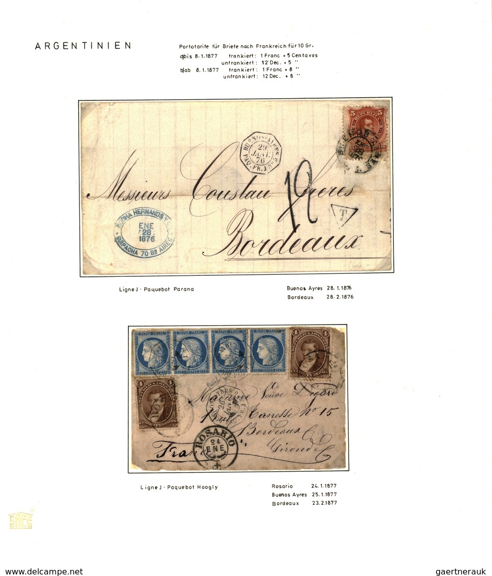 Französische Post in der Levante: 1850-1900, "TRANSATLANTIC MAIL" & "FRENCH POST OFFICES IN LEVANT"