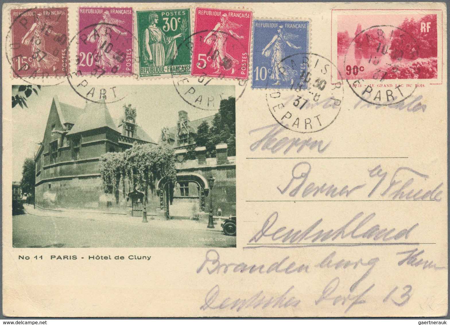 Frankreich - Ganzsachen: 1878/1940 Ca. 120 Mainly Used Postal Stationery, Incl. Postal Stationery Po - Otros & Sin Clasificación