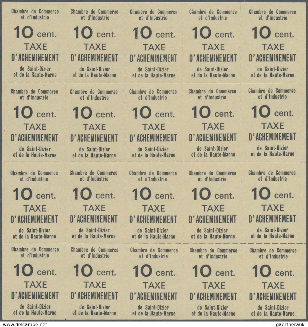 Frankreich - Besonderheiten: 1968, SAINT-DIZIER Et De La Haute-Marne 10cent. TAXE D’ACHEMINEMENT In - Otros & Sin Clasificación