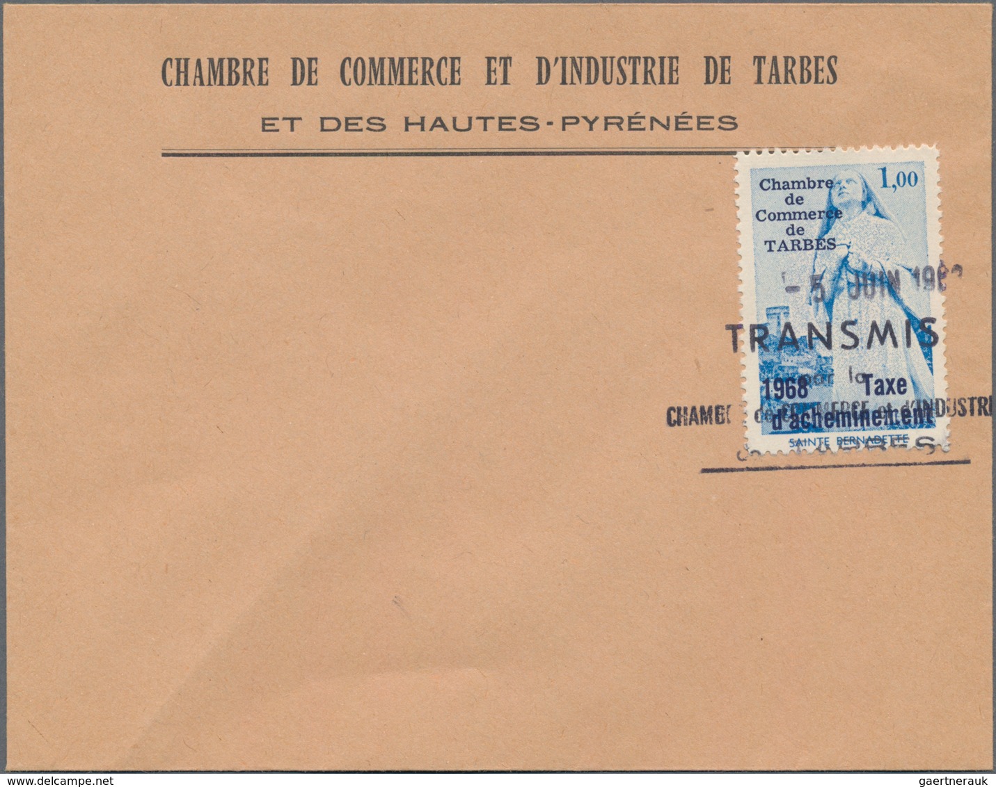 Frankreich - Besonderheiten: 1968, TARBES, POSTAL STRIKE Stamps, Lot With 8 Preprinted Envelopes "Ch - Other & Unclassified