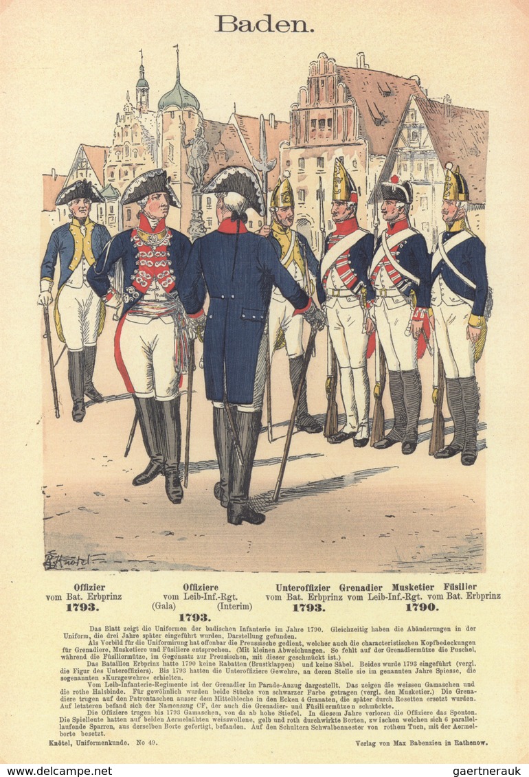 Frankreich - Besonderheiten: NAPOLÉON BONAPARTE - "THE UNIFORMS OF THE NAPOLEONIC ARMIES":  A scient