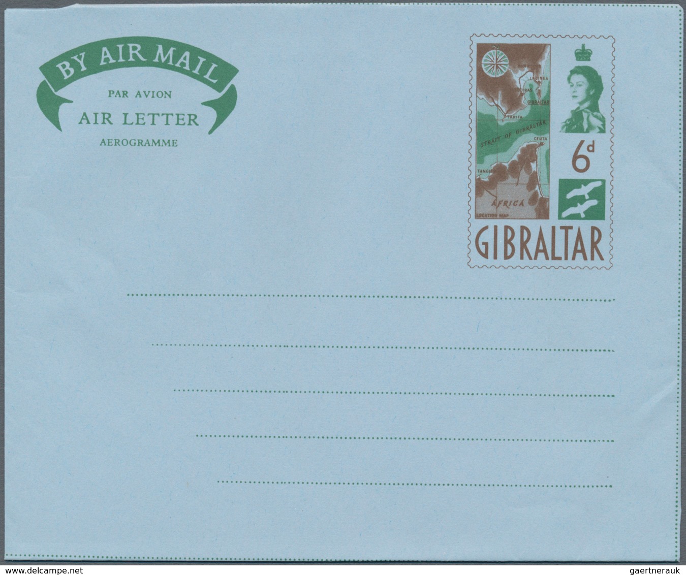 Gibraltar - Ganzsachen: 1954/98 AEROGRAMMES Accumulation Of Ca. 421 Unused/used/CTO Airletter With D - Gibraltar