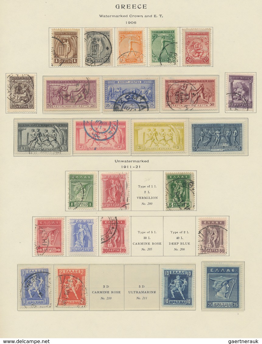 Griechenland: 1861/1980 (ca.), A Splendid Mint And Used Collection In A Scott Album, From Some Herme - Used Stamps