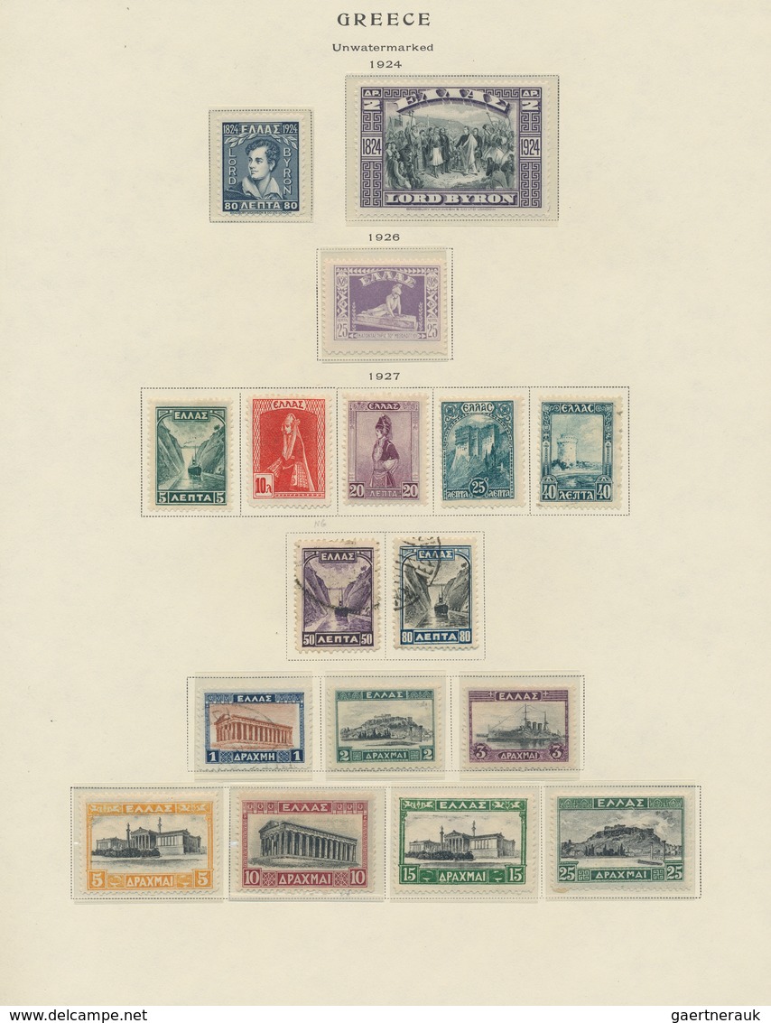 Griechenland: 1861/1980 (ca.), A Splendid Mint And Used Collection In A Scott Album, From Some Herme - Gebraucht