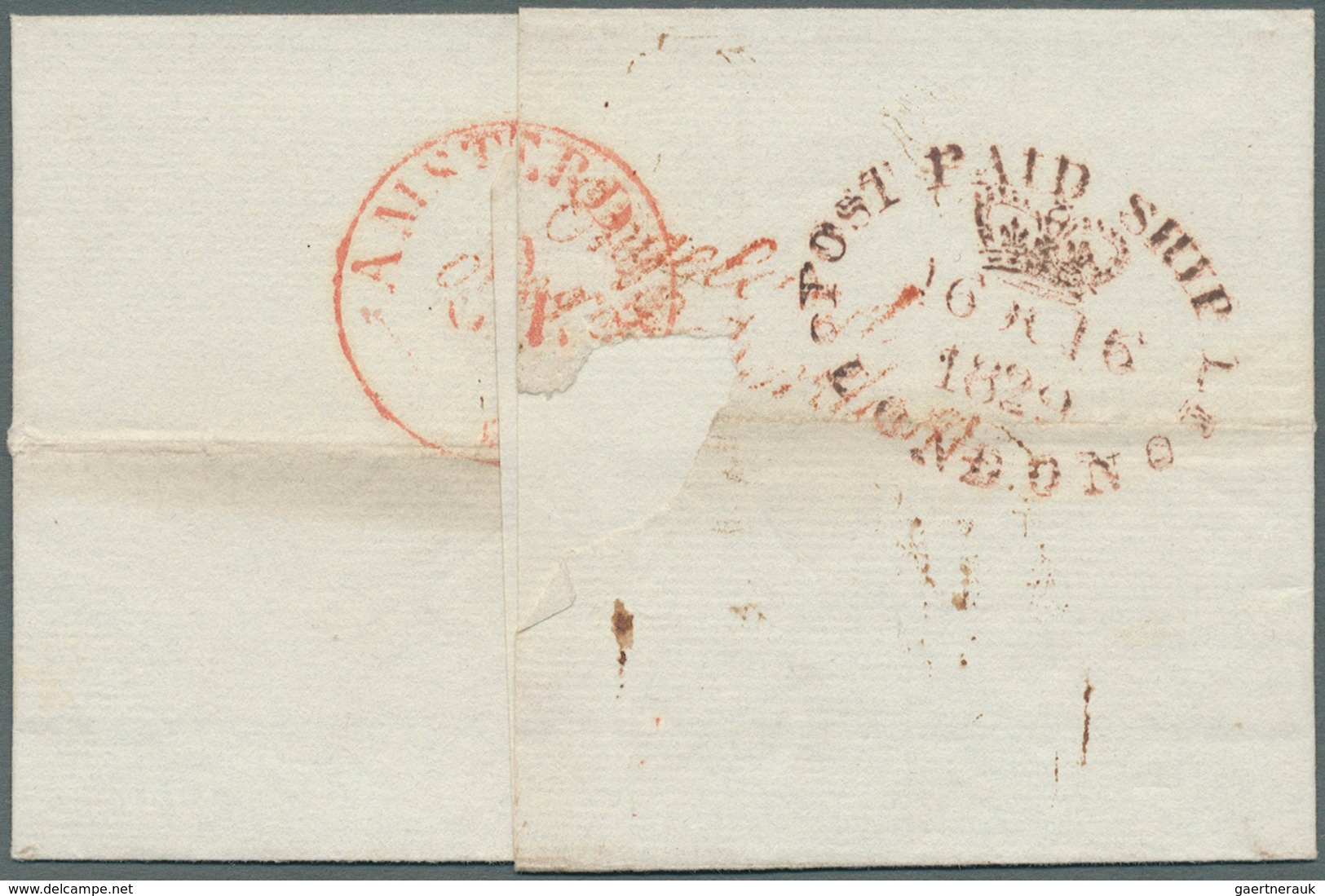 Großbritannien - Vorphilatelie: 1791/1850 ca., 360 early covers with a great variety of cancellation