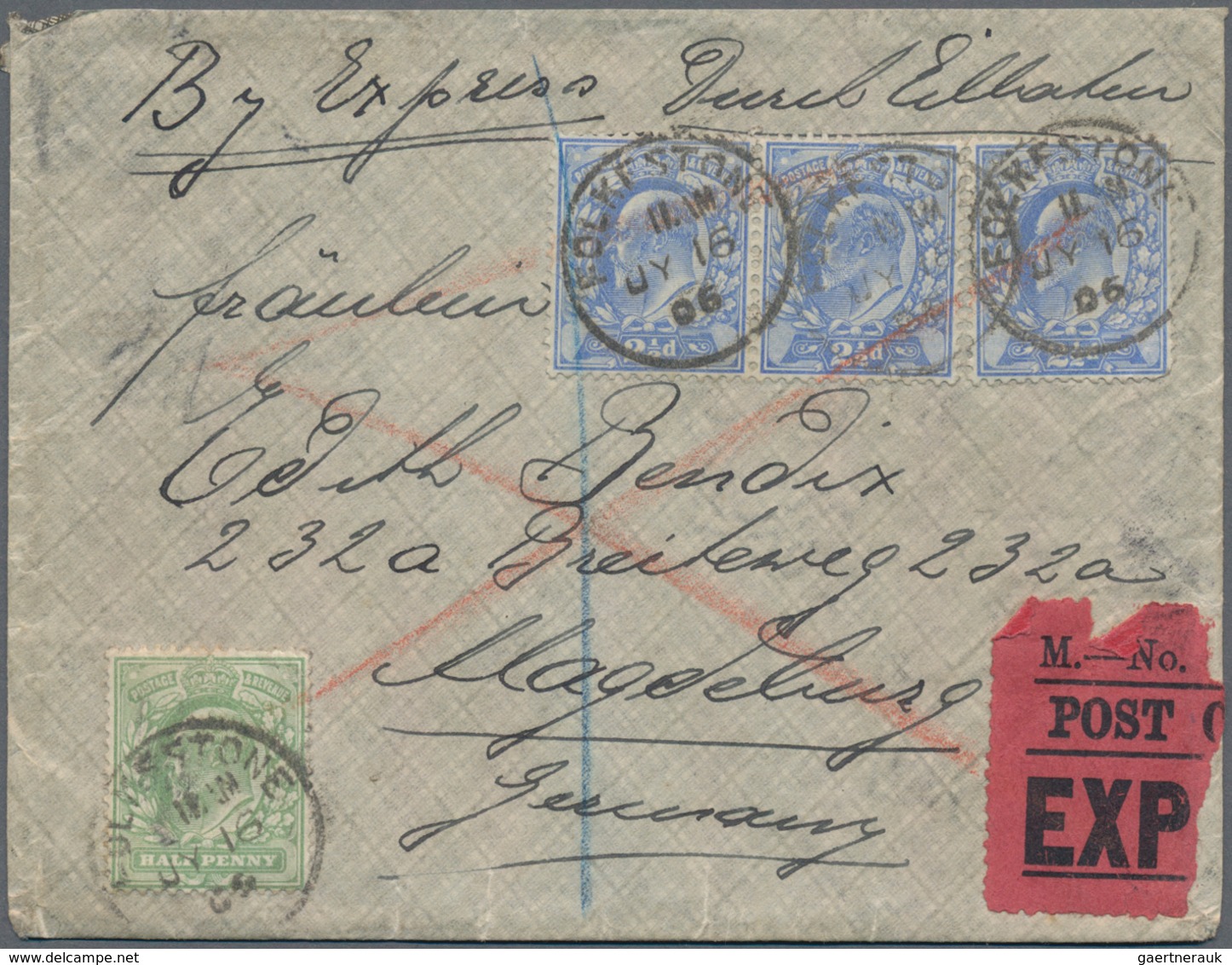 Großbritannien: 1813/1996, Holding Of Apprx. 280 Covers/cards/used Stationeries From Some Pre-philat - Otros & Sin Clasificación