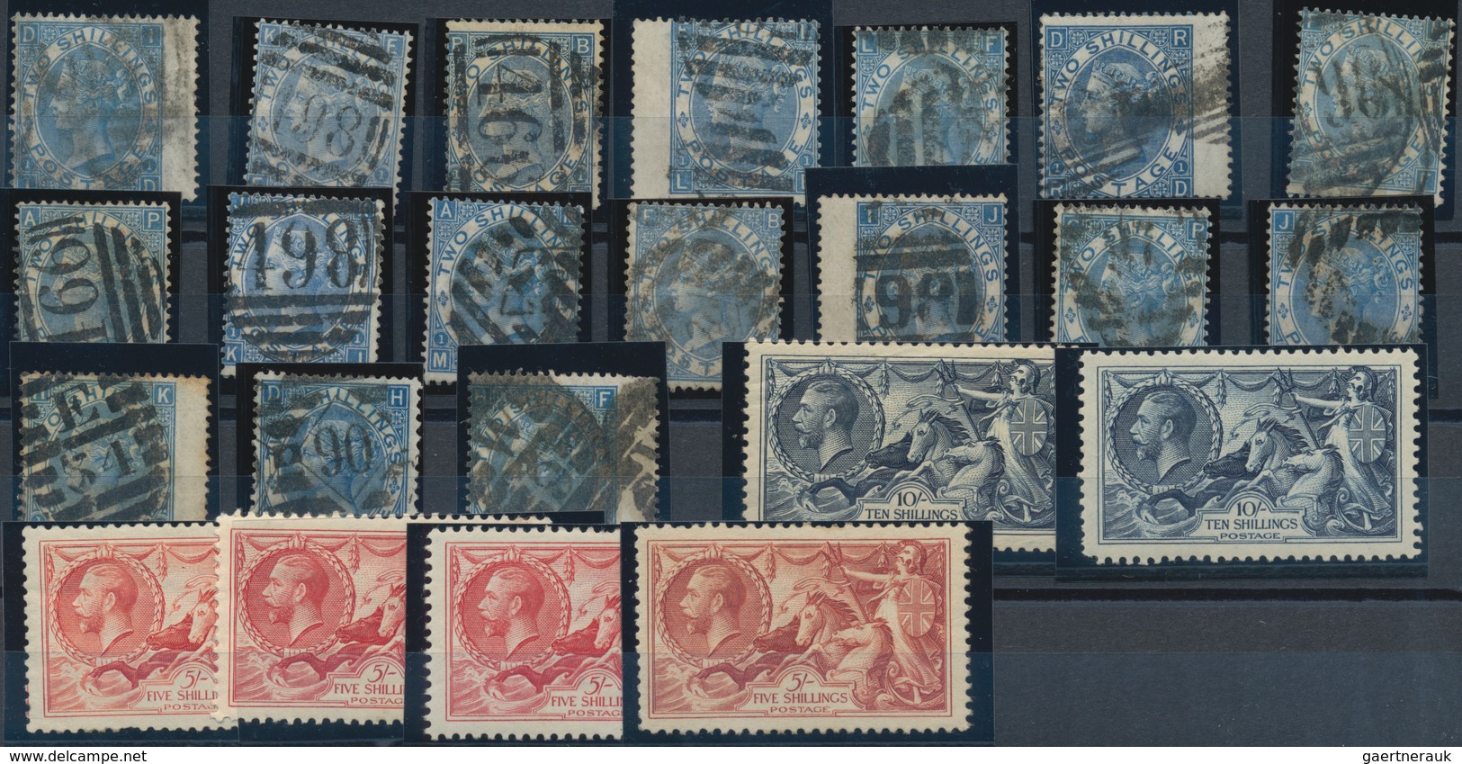 Großbritannien: 1840/1890 (ca.), Valuable Accumulation Of Mainly QV Issues (plus Some Following Peri - Other & Unclassified