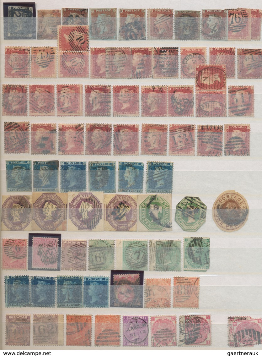 Großbritannien: 1840/1910 (ca.), Mainly Used Collection/accumulation On Stockpages, Varied Condtion, - Autres & Non Classés