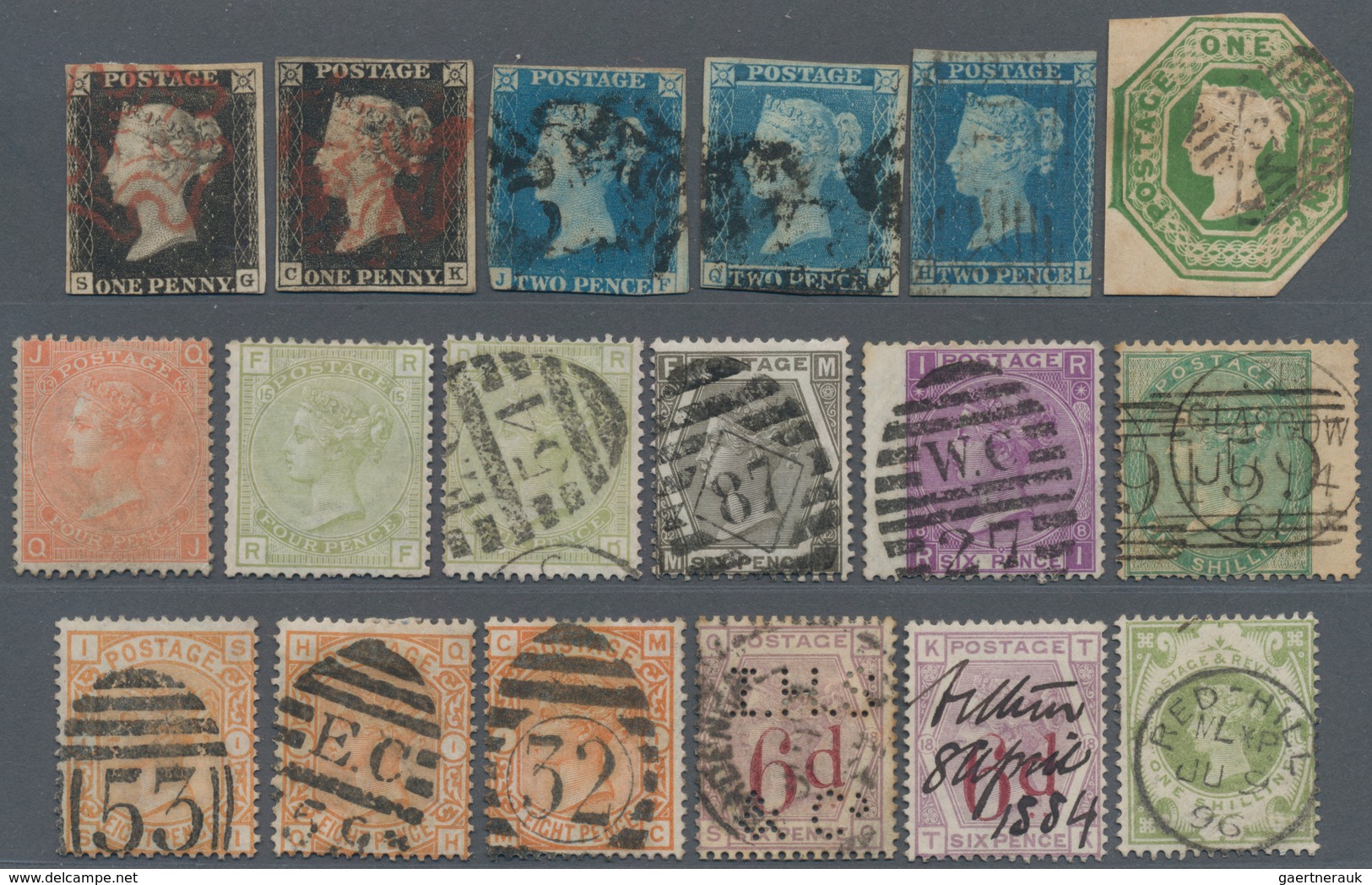 Großbritannien: 1840/1925 (ca.), Accumulation On Stockcards With Majority In The Pre-1910 QV/KEVII I - Sonstige & Ohne Zuordnung