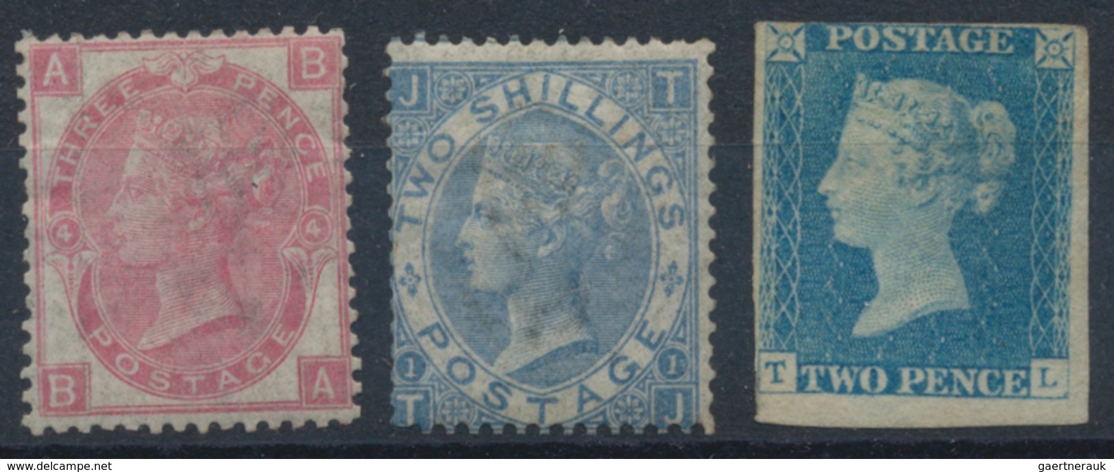 Großbritannien: 1840/1940 (ca.), Mainly Up To 1910, Used And Mint Accumulation On Stockcards With Pl - Sonstige & Ohne Zuordnung