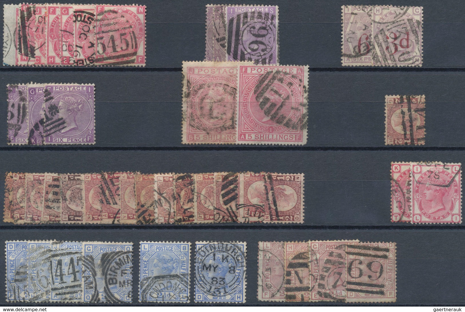 Großbritannien: 1841/1910 (ca.), Used And Mint Accumulation On Stockcards With Plenty Of Material, B - Sonstige & Ohne Zuordnung