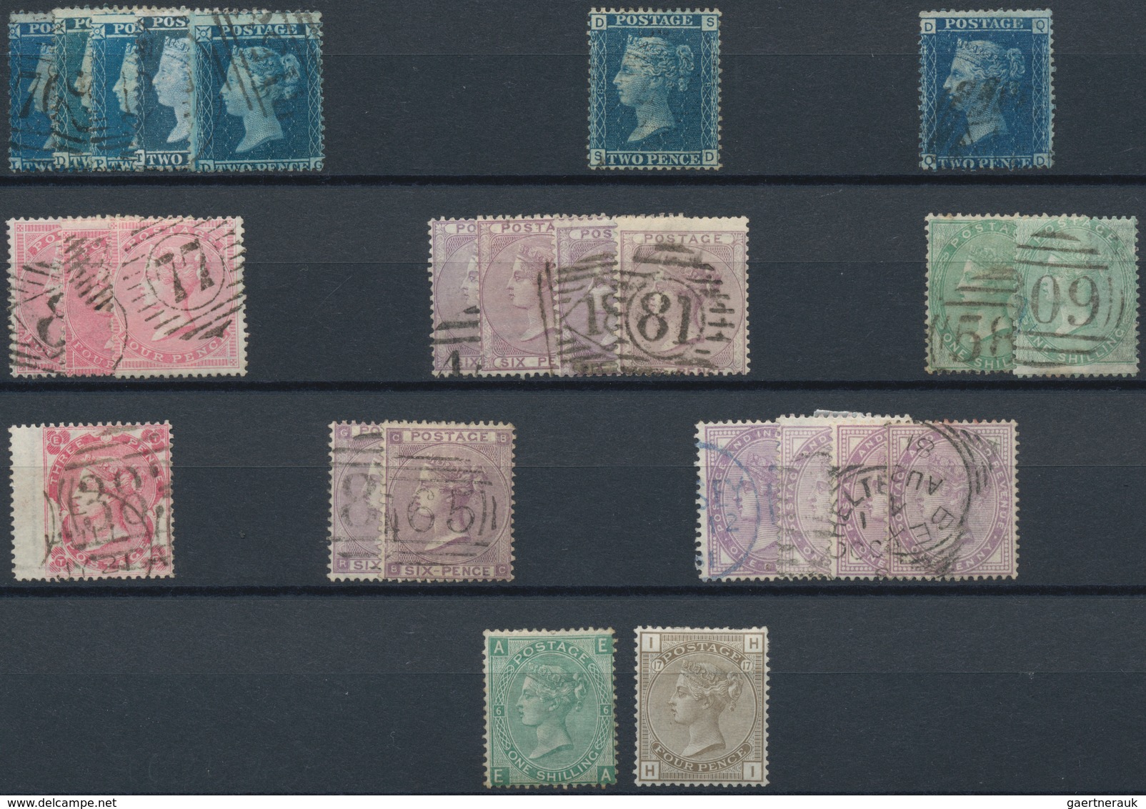 Großbritannien: 1841/1910 (ca.), Used And Mint Accumulation On Stockcards With Plenty Of Material, B - Other & Unclassified