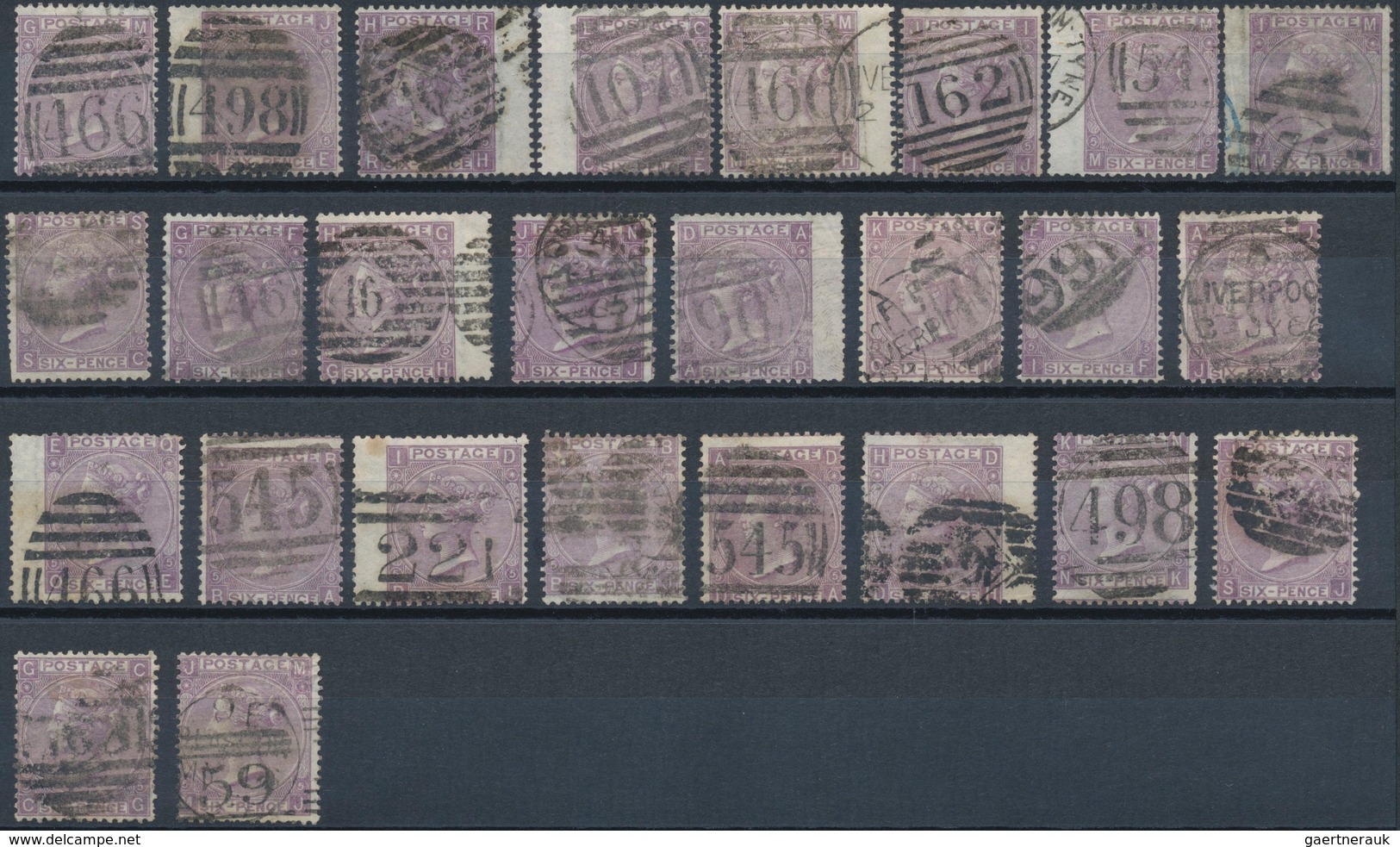 Großbritannien: 1841/1910 (ca.), Used And Mint Accumulation On Stockcards With Plenty Of Material, B - Sonstige & Ohne Zuordnung