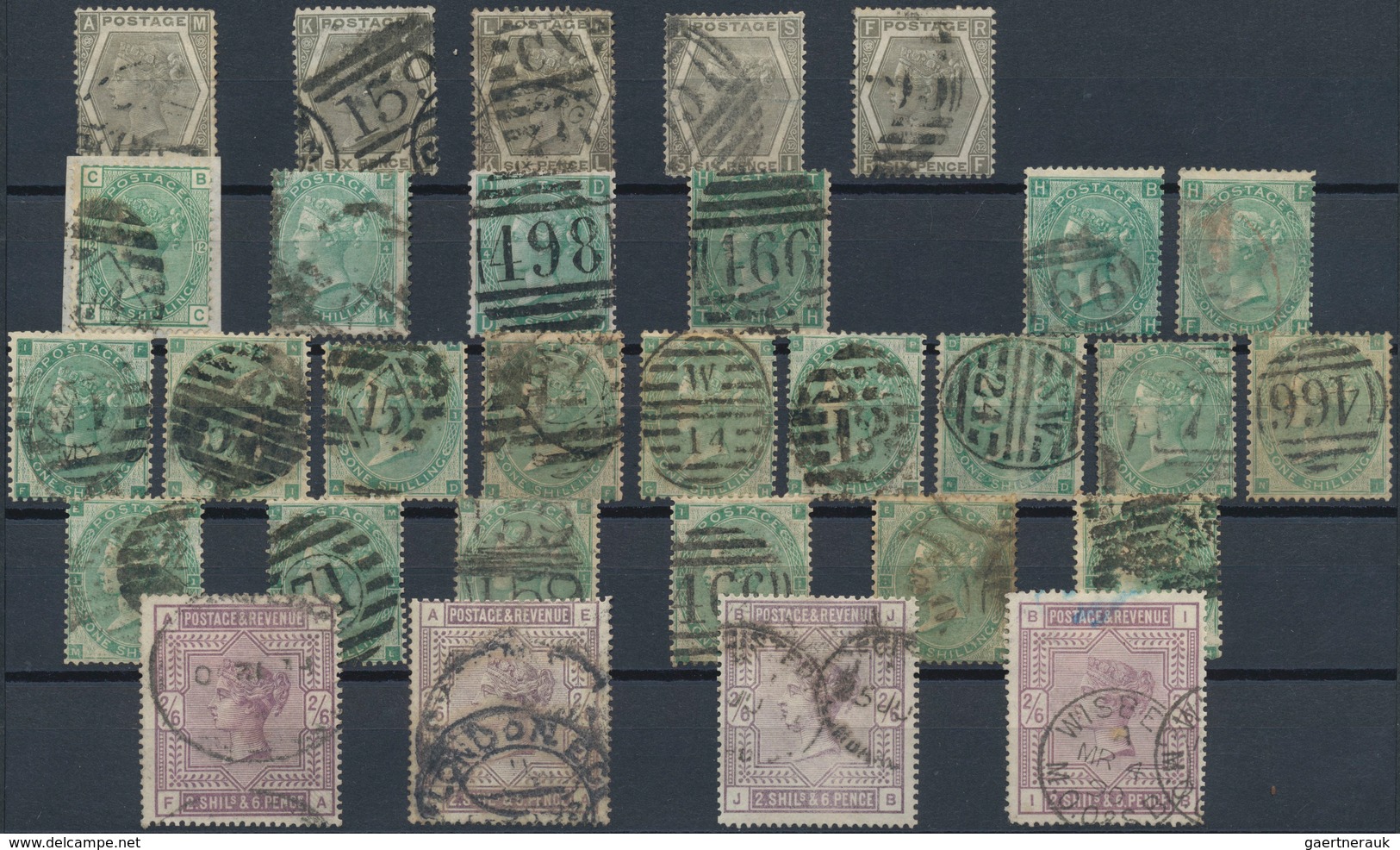 Großbritannien: 1841/1910 (ca.), Used And Mint Accumulation On Stockcards With Plenty Of Material, B - Otros & Sin Clasificación