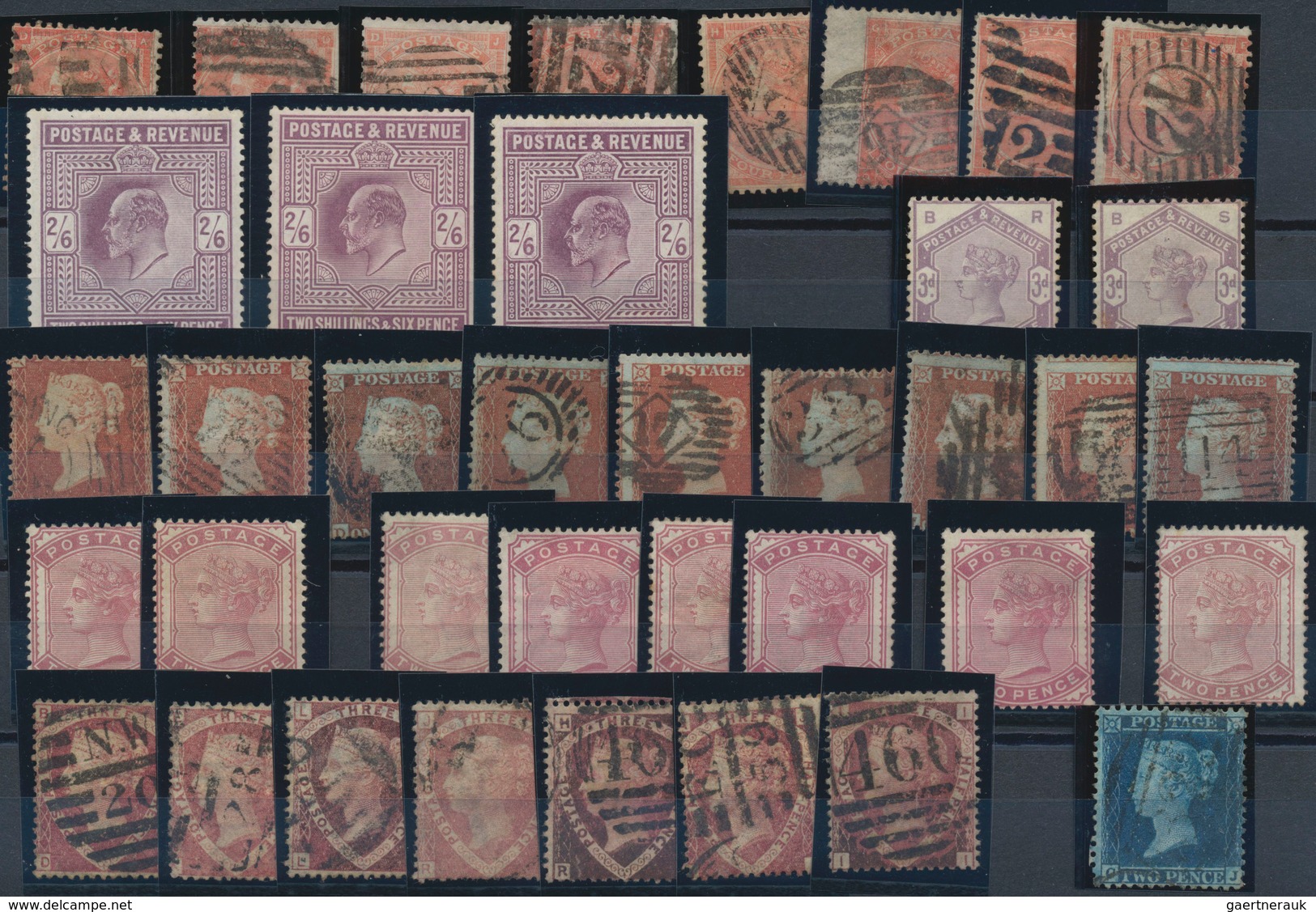 Großbritannien: 1841/1910 (ca.), Used And Mint Accumulation On Stockcards With Plenty Of Material, B - Other & Unclassified