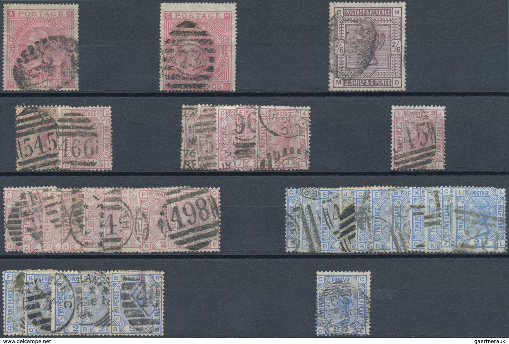 Großbritannien: 1841/1910 (ca.), Used And Mint Accumulation On Stockcards With Plenty Of Material, B - Other & Unclassified