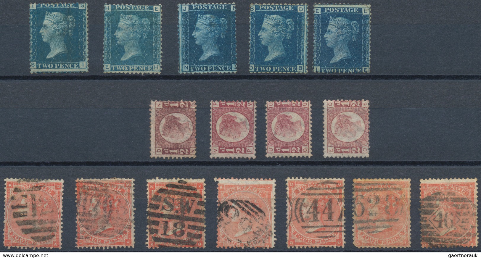 Großbritannien: 1841/1910 (ca.), Used And Mint Accumulation On Stockcards With Plenty Of Material, B - Other & Unclassified