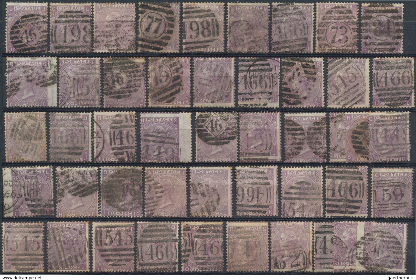 Großbritannien: 1841/1910 (ca.), Used And Mint Accumulation On Stockcards With Plenty Of Material, B - Otros & Sin Clasificación