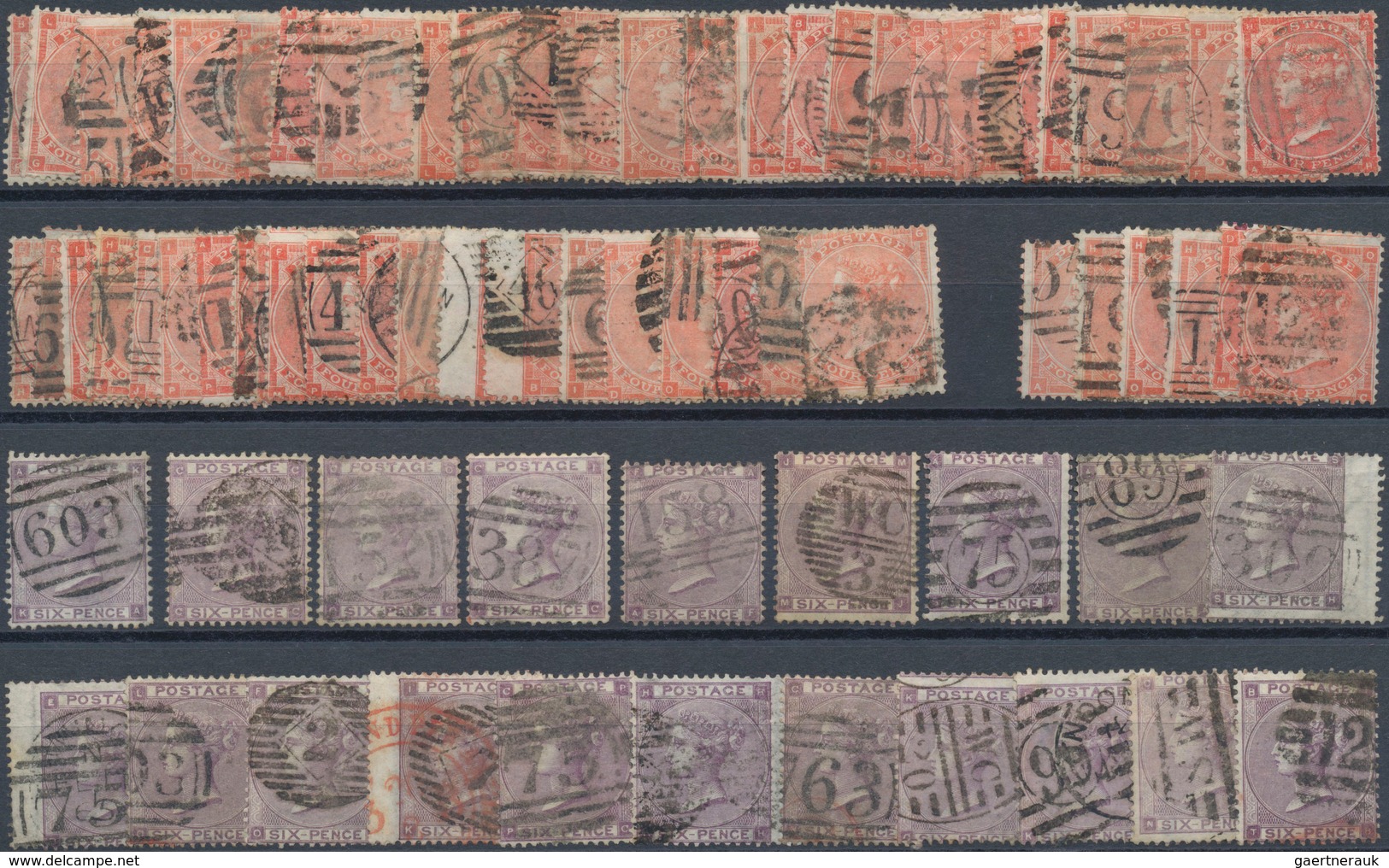 Großbritannien: 1841/1910 (ca.), Used And Mint Accumulation On Stockcards With Plenty Of Material, B - Other & Unclassified