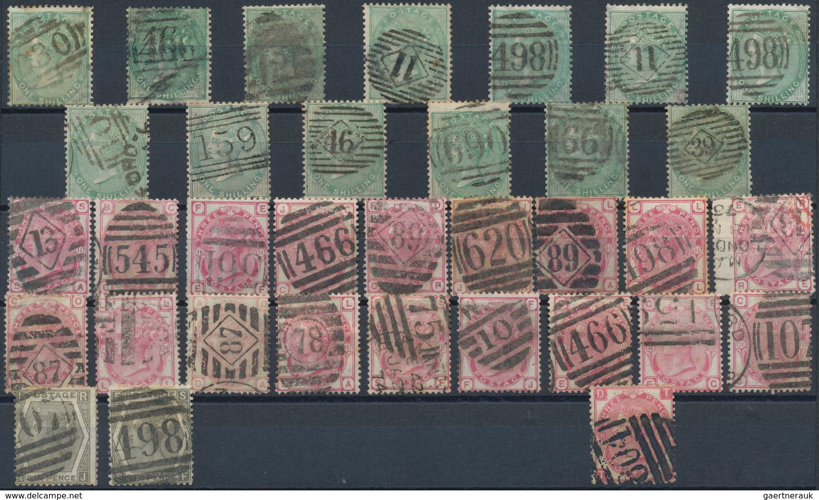 Großbritannien: 1841/1910 (ca.), Used And Mint Accumulation On Stockcards With Plenty Of Material, B - Autres & Non Classés